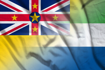 Niue and Sierra Leone government flag international relations SLE NIU