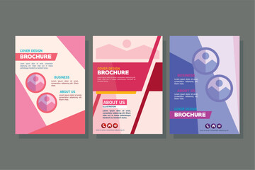 brochure templates symbol set