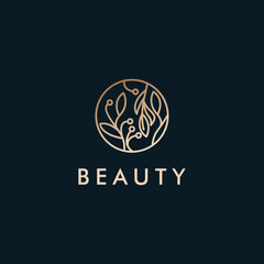 Beauty  logo design icon vector