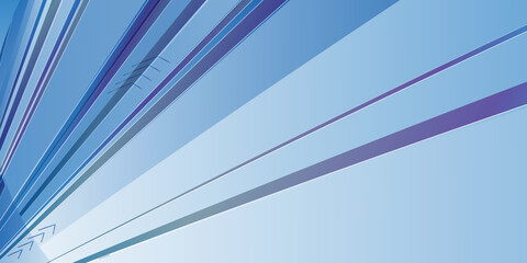 Fototapeta na wymiar Abstract horizontal lines blue wave design pattern horizontal lines on white background