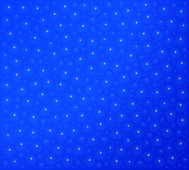 3d illustration, bluish dew drops blue background