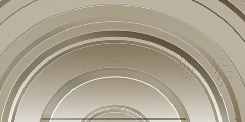 Obraz premium background graphic with abstract waves illustration with pastel brown