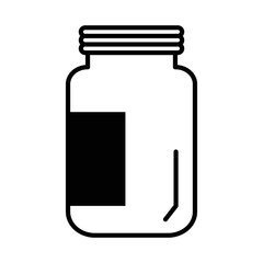 Jar icon logo design template vector symbol
