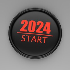 3d rendering of Happy new year 2022 shiny golden vector design