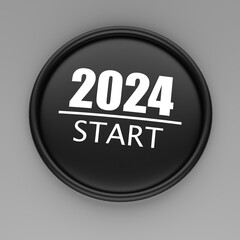 3d rendering of Happy new year 2022 shiny golden vector design