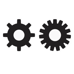 gear icon flat vector design
