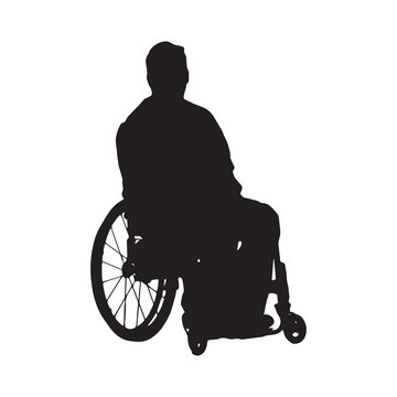 Wheelchair Person Art Silhouette