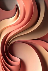 modern soft curvy waves background, a close-up of a person's tongue, illustration with light pink