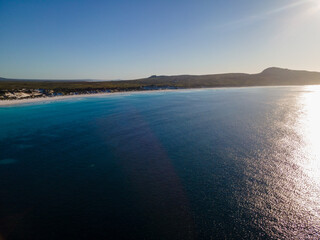 Fototapeta premium Lucky Bay from above, Cape Le Grand, Western Australian Beaches