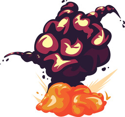 flat eruption design