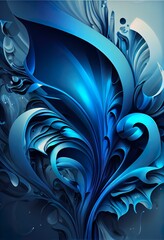 bstract art illustration, background pattern, illustration with blue azure