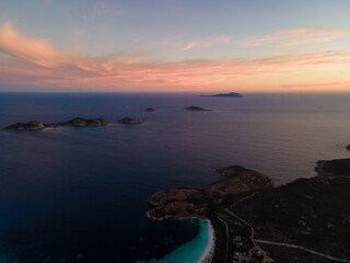 Obraz premium Lucky Bay from above, Cape Le Grand, Western Australian Beaches