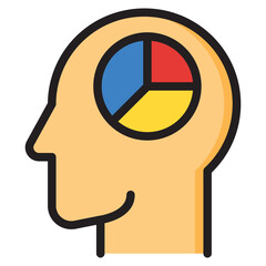 Human Mind Analystic Icon
