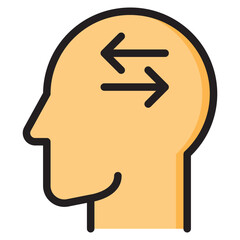 Human Mind Confused Icon