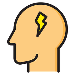 Human Mind Energy Icon