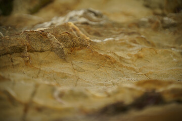 A closeup of rocky abstract texture.