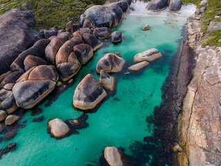 Elephant Rocks from above - Denmark, Western Australia