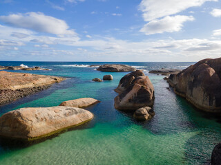 Elephant Rocks from above - Denmark, Western Australia