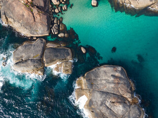 Elephant Rocks from above - Denmark, Western Australia