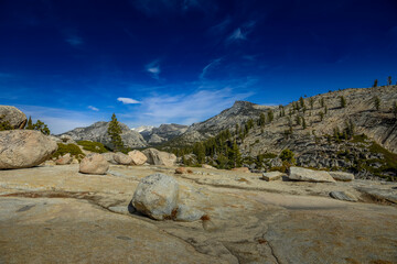 Fototapeta na wymiar rocky mountain landscape in california