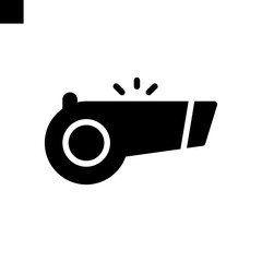 Whistle icon vector