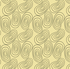 seamless abstract hand drawn circles pattern background