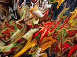 Obraz premium Digital Art Abstract Pattern Unique Liquid Background.