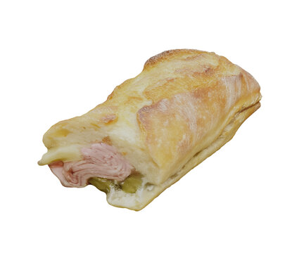 realistic french sandwich 3d rendering