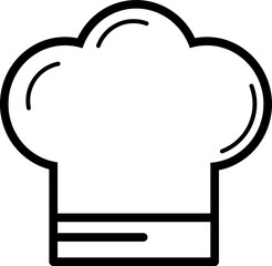 chef hat vector icon trendy on white background