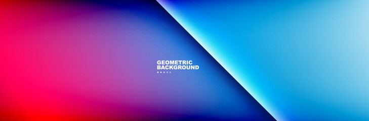 Abstract background - squares and lines composition created with lights and shadows. Technology or business digital template. Trendy simple fluid color gradient abstract background