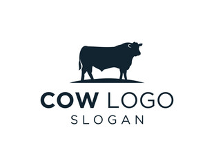 Logo about Cow on white background. created using the CorelDraw application.