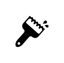 brush icon (painting artwork design)  / png ( background transparent )
