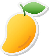 Mango sticker icon.
