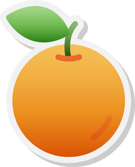 Orange sticker icon.