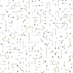 Decorative diagram colorful geometric figures background illustration