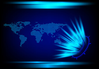 Fototapeta premium abstract background concept technology network futuristic vector illustration