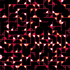 Decorative diagram colorful geometric figures background illustration