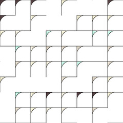 Decorative diagram colorful geometric figures background illustration