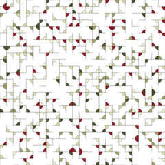 Decorative diagram colorful geometric figures background illustration