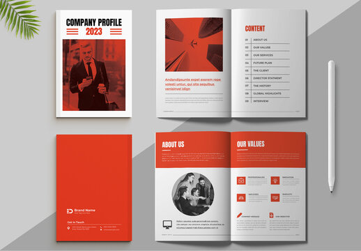 Company Profile Design Layout