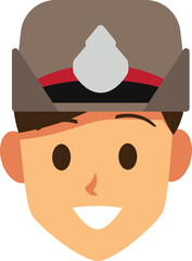 policeand cop character 