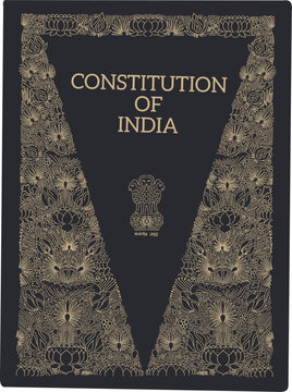 Vector illustration of the Indian constitution
