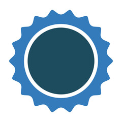 Beer cap, bottle caps, bottle lids icon