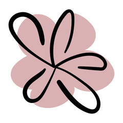 Fototapeta premium Blossom Shape element