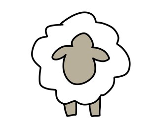 cartoon sheep illustration