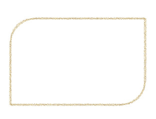 golden frame vector png