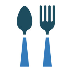 Cutlery, kitchen tools, restaurant concept icon