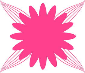 abstract floral design ornament