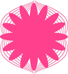 abstract floral design ornament