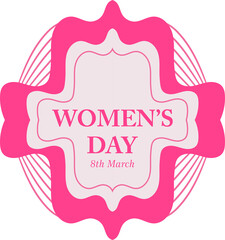 international womens day badge